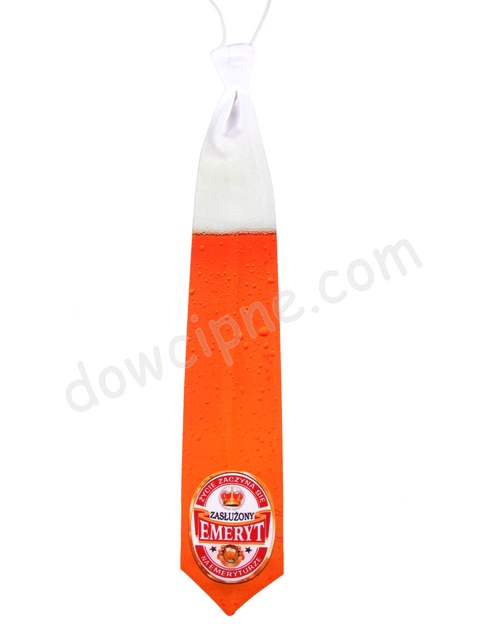 Krawat premium KP032 - Zasłużony Emeryt